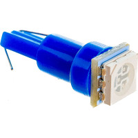 Автолампа диод SKYWAY T5W1,2W 12V 1 LED без цоколя 1-конт синяя S08201211