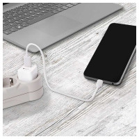 Зарядное устройство SONNEN сетевое 220В 2 порта USB выходной ток 2.1А белое 454797
