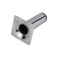 Ножка Tech-Krep D30х100 круглая, нерегулируемая, хром - накладка 151293