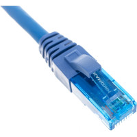 Шнур NIKOMAX U/UTP, 4 пары, категория 6, 7х0.205 мм, синий, 0.15 м NMC-PC4UE55B-001-C-BL