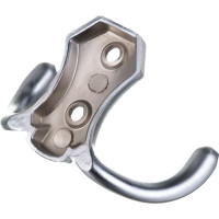 Крючок Tech-Krep/Zitar 2405, 2-х рожковый, матовый хром 1 шт 129919
