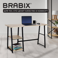 Стол на металлокаркасе BRABIX LOFT CD-006 дуб натуральный 641226