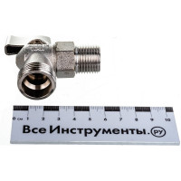 Шаровой кран для стиральных машин ITAP угловой, 1/2x3/4 392 1/2'
