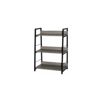 Стеллаж на металлокаркасе BRABIX LOFT SH-002 600х350х845 мм, цвет дуб антик 641232