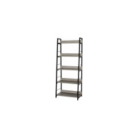 Стеллаж на металлокаркасе BRABIX LOFT SH-003 600х350х1500мм, 5 полок, цвет дуб антик 641235