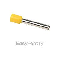 Наконечник EKF штыревой, втулочный, изолированный, НШвИ, 6,0-24 PROxima, 50 шт nhvi-6.0-24