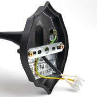 Светильник FERON НБУ-100w вниз, Е27, IP44, черный 11098