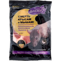Тестосырный брикет Домовой Прошка со вкусом сыра, пакет 200 г 22168