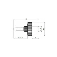 Замок электромеханический угловой малогабаритный PROMIX SM101.00 белый 00-00004515