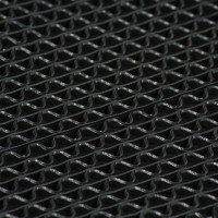 Коврик-дорожка SUNSTEP ПВХ, Zig-Zag, 8,5мм 0,9х12 м, черный 39-693