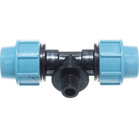 Тройник с наружной резьбой (25 мм, 1/2") Unipump 37823