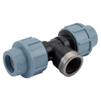 Тройник с внутренней резьбой (20 мм, 1/2") Unipump 65626