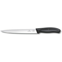 Филейный нож Victorinox лезвие 20 см, гибкое, черный, в картонном блистере, 6.8713.20B