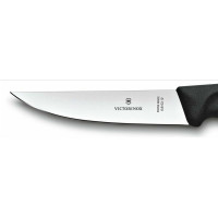 Разделочный нож Victorinox лезвие 12 см, черный, в картонном блистере, 6.8003.12B