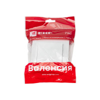 1-клавишный выключатель EKF Валенсия, 10А белый PROxima EWV10-021-10