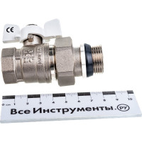 Шаровой кран IVANCI Stable с разъемным соединением и стопорным кольцом, внутр.-наруж. рез.3/4 IVC.101227.N.24