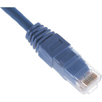 Шнур NIKOMAX U/UTP, 4 пары, Категория 5e, 7х0,205мм, PVC, синий, 0,15м NMC-PC4UD55B-001-BL