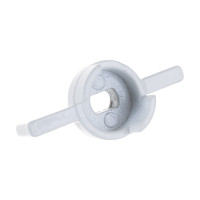 Ручка для шарового крана усиленная MasterProf форма бабочка, БЕЛАЯ, 1/2"-3/4" ИС.131429