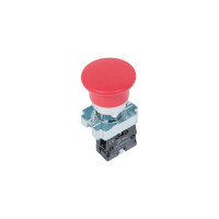 Кнопка управления ЭРА LAY5-BC42 Грибок, красная, 1р, 20/200/3200 Б0045643