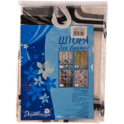 Штора для ванной Delphinium WS-800 104155