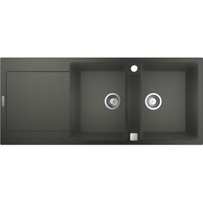 Grohe K500 80-C 116/50 2.0 Композитная мойка с 2 чашами и крылом, оборачиваемая, 31647AT0