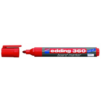 Edding Маркер для белых досок, круглый наконечник, 1,5-3 мм Красный, E-360/2
