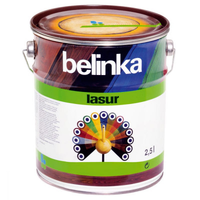 Belinka LASUR 13 Сосна 2,5л. Лазурное покрытие для защиты древесины 50363