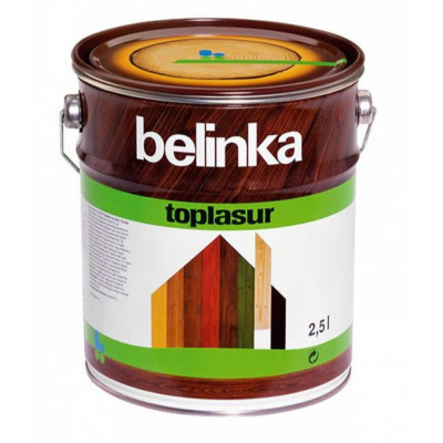 Belinka TOPLASUR 23 Махагон 2,5л Лазурное покрытие для защиты древесины 51373