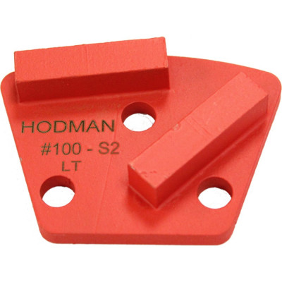 HODMAN Пад алмазный шлифовальный для очень твердого бетона 100S, 160/125, 2 сегмента, 2904