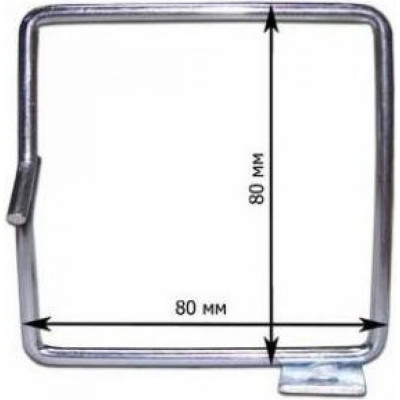 TWT Металлическая скоба-органайзер для установки на 19 профиль, TWT-RING-M80x80