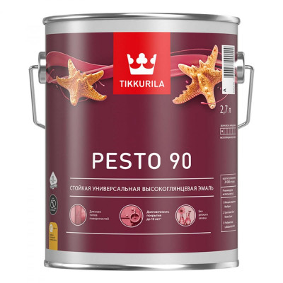 Tikkurila Эмаль PESTO 90 A в/гл 2,7л 700001077