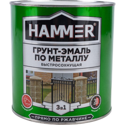 Грунт-эмаль по металлу Hammer ЭК000125869