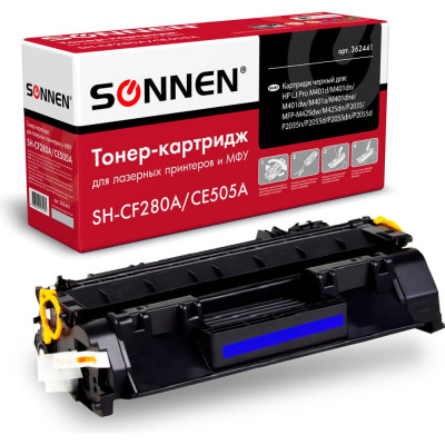 Лазерный картридж для HP LJ M401/425/P2035/2055 SONNEN SH-CF280A/CE505A 362441