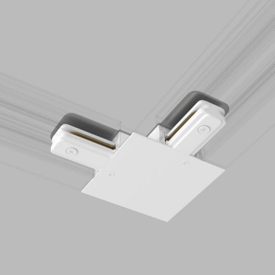 Elektrostandard - TRCM-1-1-L-WH Коннектор угловой для однофазного встраиваемого шинопровода (белый) a049559