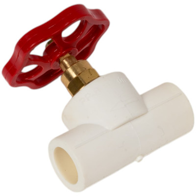 Вентильный кран Blue Ocean короткий, полипропиленовый - 20 PPRF/SSV(W)-20