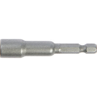 TUNDRA Бита с торцевой головкой, CrV, магнит, 8 х 65 мм 1550245