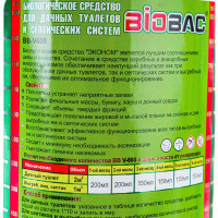 Биологическое средство для дачных туалетов и септиков Эконом 1 л BIOBAC BB-V600