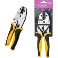 Пресс-клещи для обжима наконечников duwi PROFI 0.5-6мм², 2 сменные матрицы 26121 6