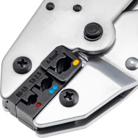 Пресс-клещи для обжима наконечников duwi PROFI 0.5-6мм², 2 сменные матрицы 26121 6