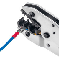 Пресс-клещи для обжима наконечников duwi PROFI 0.5-6мм², 2 сменные матрицы 26121 6