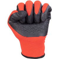 Перчатки FORT 1421 нейлон с рифленым латексным покрытием 00-10013808