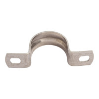 Металлическая двухлапковая скоба FORTISFLEX СМД INOX 21-22 мм 80136