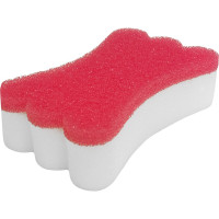 Губка для тела Умничка Бантик с массажным слоем MPU0779