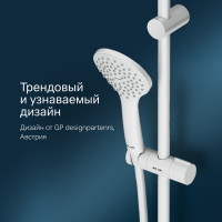 Душевой комплект AM.PM Gem: ручной душ, штанга, шланг F0190033