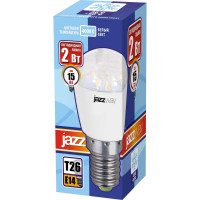 Светодиодная лампа Jazzway PLED-T26 2Вт шар 4000К нейтральный белый E14 150лм 230В/50Гц для холодильников/картин/зеркал FROST REFR 1007674