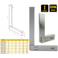 Поверочный угольник Kinex (K-MET) 400х265мм, Класс 1, DIN875 4026-12-040