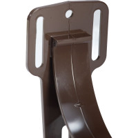 Кронштейн желоба GrandLine Grand Line slider ПВХ, шоколадный RAL 8017 179779