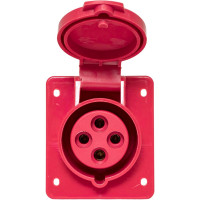 Розетка стационарная внутренняя EKF 414 3Р+PЕ 16А 380В IP44 ps-414-16-380