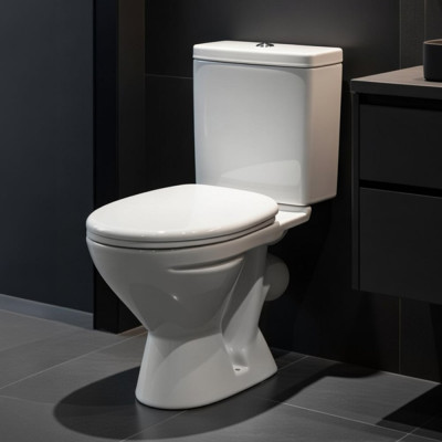 Унитаз-компакт Santek "Лига" эконом: 2-режима, PP 1.WH30.2.197 1WH302197