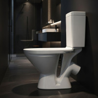 Унитаз-компакт Santek "Лига" эконом: 2-режима, PP 1.WH30.2.197 1WH302197